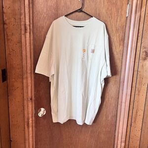 CARHARTT-Men's‎ Light Green T-Shirt with Pocket Size 3XL